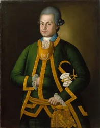 Porträtt av Petr Ivanovich Nigotmortsev, 1774