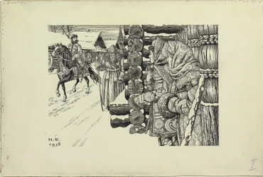 Moskvagatan på 1500-talet, 1938