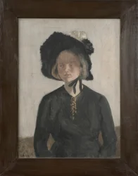 Eva, konstnärens fru