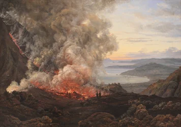 Vulkanen Vesuvius utbrott