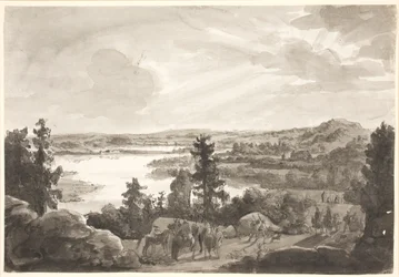 Utsikt över en sjö, Norge