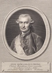 Porträtt av Ove Høegh-Guldberg
