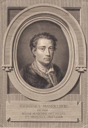 Porträtt av målaren Johan Mandelberg