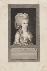 Porträtt av prinsessan Louisa Agusta