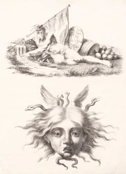 Öresund. Medusa huvud