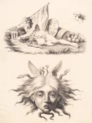 Öresund. Medusa huvud