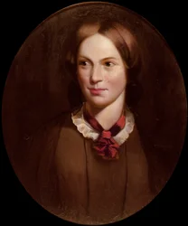 Porträtt av Charlotte Bronte (1816-55)