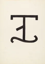 Boskapsmärke, ca. 1936.