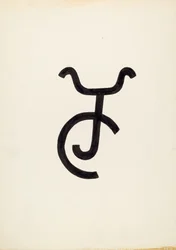 Boskapsmärke, ca. 1936.