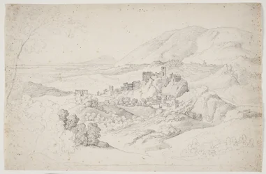 Olevano Romano. Sabinerbjergene