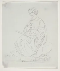 Studie för "The Three Norns"