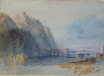 Chateau Hamelin, mellan Oudon och Ancenis, c1830