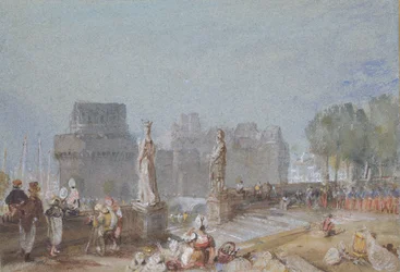 Nantes slott, c1830