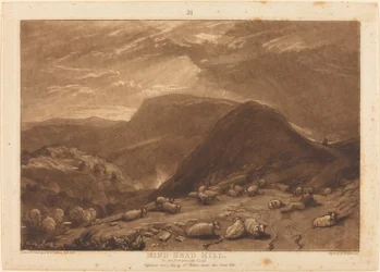 Hind Head Hill, publicerad 1811.