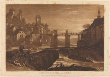 Lauffenbourgh vid Rhen, publicerad 1811.