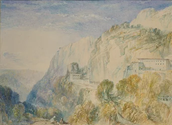 Libanonberget och Sankt Antonios kloster, c1832-1834