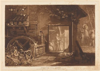 Pembury Mill, Kent, publicerad 1808.
