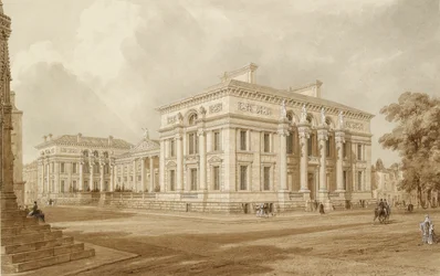 South East View of Taylor Building and University Galleries, 1800-talet