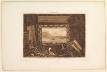 Frontispicen till Liber Studiorum, maj 1812.