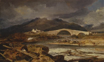 Tummel Bridge, Perthshire, mellan 1802 och 1803.