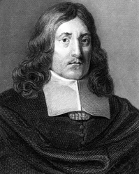 John Milton, engelsk poet från 1600-talet, 1820.