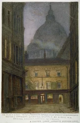 Black Swan Tavern på Carter Lane, City of London, 1870