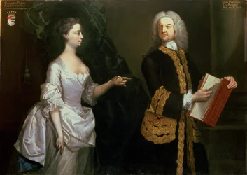 Porträtt av Sir John Perceval, 1:e jarl av Egmont