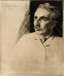 Porträtt av John F. Weir