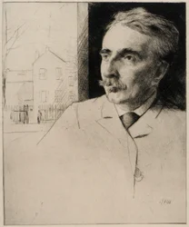 Porträtt av John F. Weir