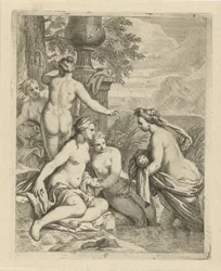 Thetis återvänder till sina vattennymfer Scener ur Achilles liv (serietitel) Vitam et mortem achilli (serietitel)