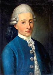 Porträtt av en ung man Wolfgang Amadeus Mozart, 1772