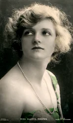 Gladys Cooper 1888-1971, engelsk skådespelerska, tidigt 1900-tal.