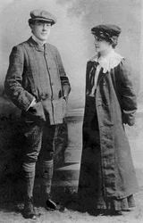 Mabel Hackney och Laurence Irving, 1907.