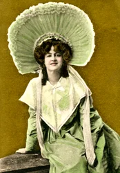 Marie Studholme 1875-1930, engelsk skådespelerska, tidigt 1900-tal.
