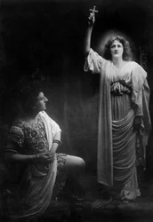 Scen från The Sign of the Cross, 1903.