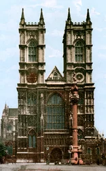 Westminster Abbey, London, tidigt 1900-tal.