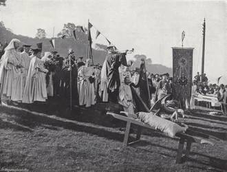 Den walesiska Eisteddfod, öppning av Gorsedd