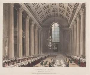 Egyptian Hall, Mansion House, 1 januari 1809., 1 januari 1809.