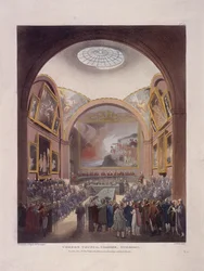 Guildhall Council Chamber, London, 1808