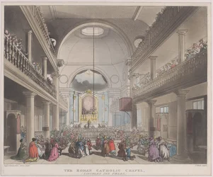 Det romersk-katolska kapellet, Lincolns Inn Fields, 1 april 1808., 1 april 1808.