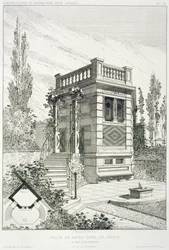 Badrum, från en mängd mönster av olika arkitekter, pub. Morel & Cie, Paris, ca 1880
