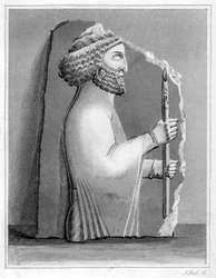 Persepolsk skulptur, 1848.