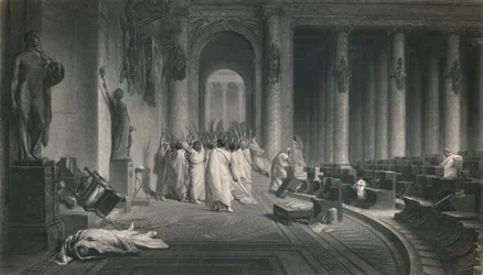 Caesars död. Julius Caesar, c1870