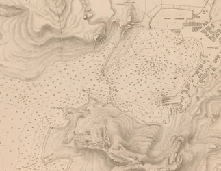 Grekland, Peiraeus eller Port Drako undersökt av kommendörkapten Thomas Graves, H.M.S. Beacon 1840, [Detalj]
