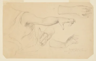Studies of Hands for Dome of Manufactures och Liberal Arts Building, World