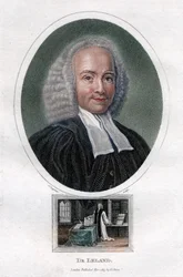 John Leland, engelsk presbyteriansk minister på 1700-talet och författare till teologiska verk, 1813.