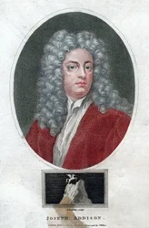 Joseph Addison, engelsk politiker och författare, 1796.