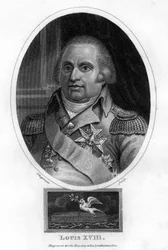 Ludvig XVIII, kung av Frankrike, 1820.