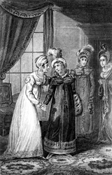 Den sista intervjun mellan Hennes Majestät och Prinsessan Charlotte, 1820.