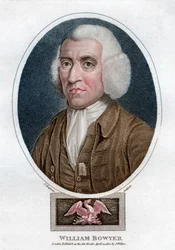 William Bowyer, engelsk tryckare och litterär redaktör från 1700-talet, 1800.